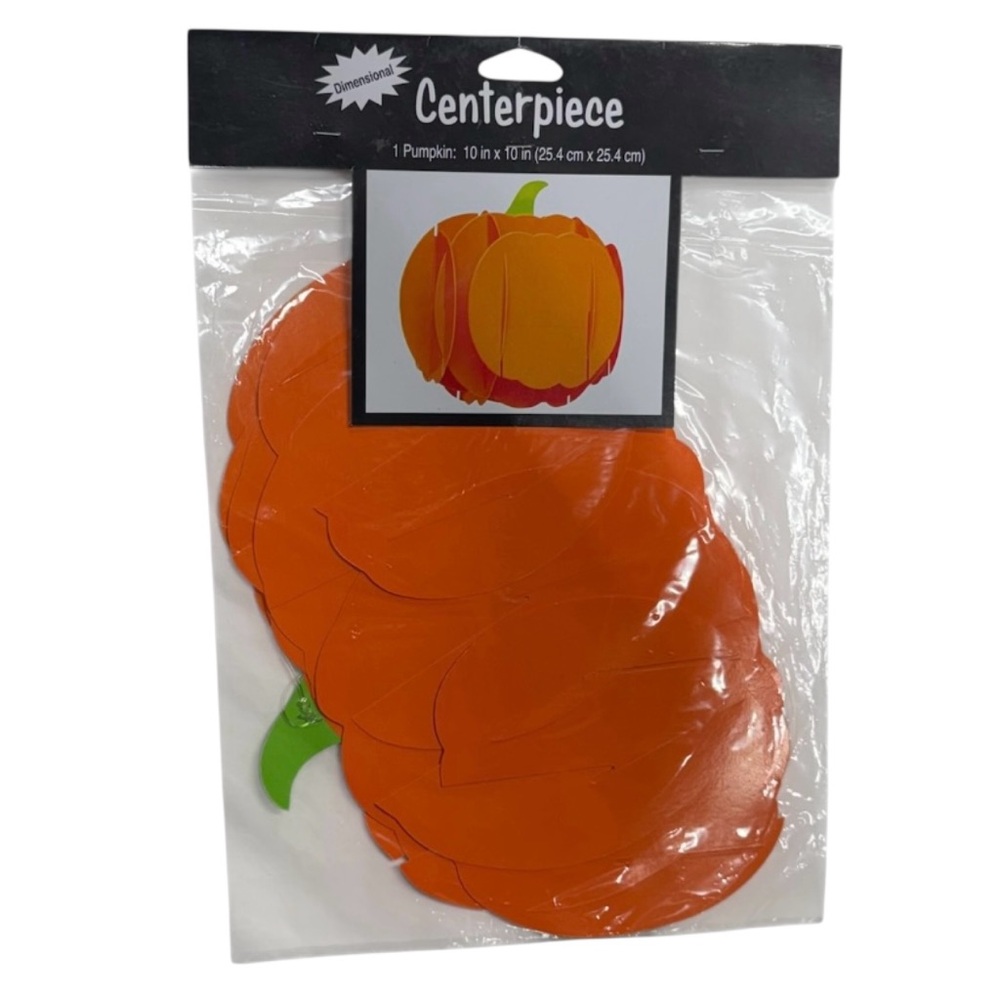 Creative Converting brand dimensional pumpkin centerpiece brand new in package!